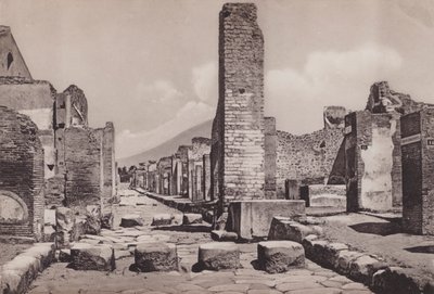 Strada Stabiana, Straße von Stabiae von Italian Photographer