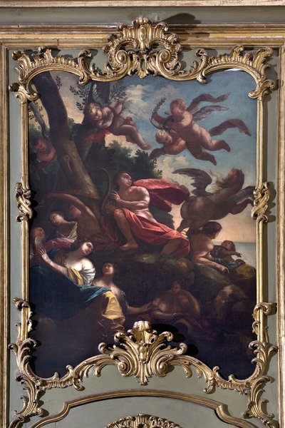Apollo, Pegasus und die Musen von Italian School