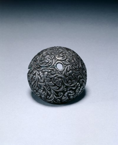 Kolbenkappe von einer Steinschlosspistole, um 1650-60 von Italian School