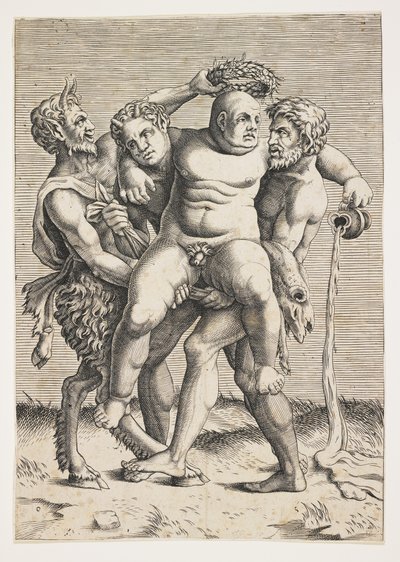 Betrunkener Silenus von Italian School