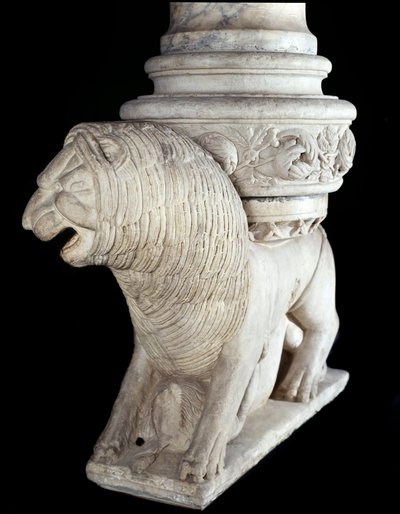 Löwe (Marmorskulptur, spätes 12. Jahrhundert) von Italian School