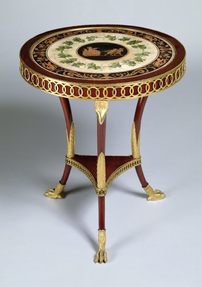 Sockeltisch, 1804-14 von Italian School