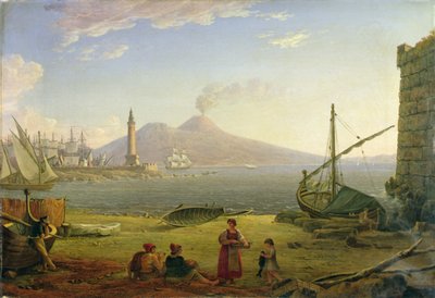 Die Bucht von Neapel von Italian School