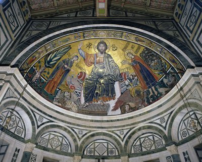 Der Segen Christi, 1297 (Mosaik) von Italian School