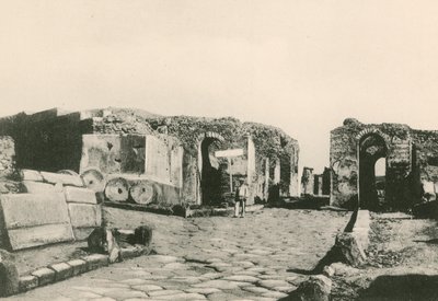 Das Herculaneum-Tor wie es ist (Gravur) von Italian School