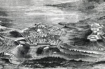 Blick auf Peschiera del Garda von Italian School