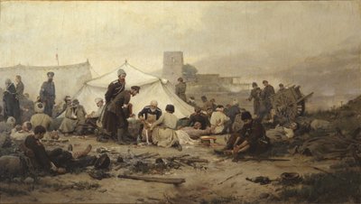 Verbandsplatz, 1893 von Ivan Alexeyevich Vladimirov
