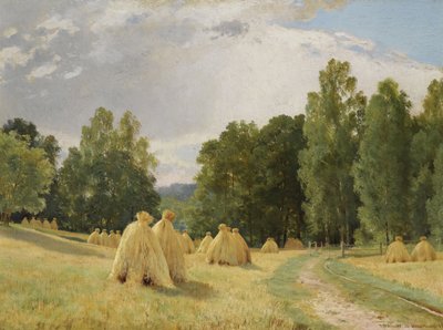 Heuhaufen, Preobrazhenskoe von Ivan Ivanovich Shishkin