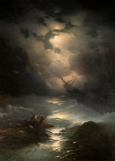 Nordseesturm von Ivan Konstantinovich Aivazovsky