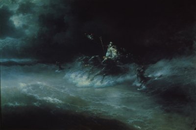 Poseidons Reise über das Meer, 1894 von Ivan Konstantinovich Aivazovsky