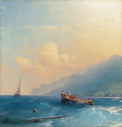 Suche nach Überlebenden, 1863 von Ivan Konstantinovich Aivazovsky