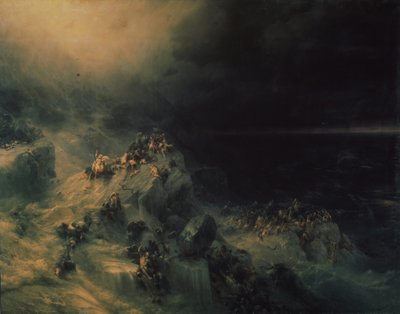 Die Sintflut, 1864 von Ivan Konstantinovich Aivazovsky