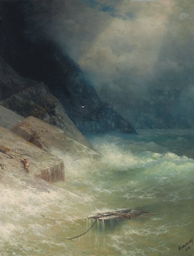 Der Überlebende, 1892 von Ivan Konstantinovich Aivazovsky