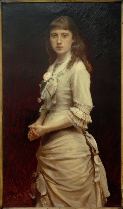 Porträt Sofja Kramskaja, Tochter des Malers von Ivan Nikolaevich Kramskoy