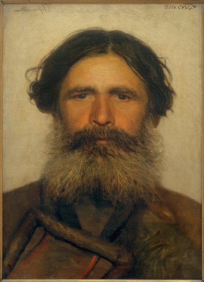 Porträt eines Bauern von Ivan Nikolaevich Kramskoy