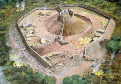 Pickering Castle, 12. Jahrhundert, ca. 1990-2010 von Ivan Lapper