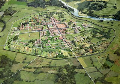 Römische Stadt Wroxeter von Ivan Lapper