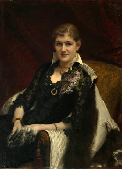 Porträt von Y.A. Voeykova von Ivan Nikolaevich Kramskoy