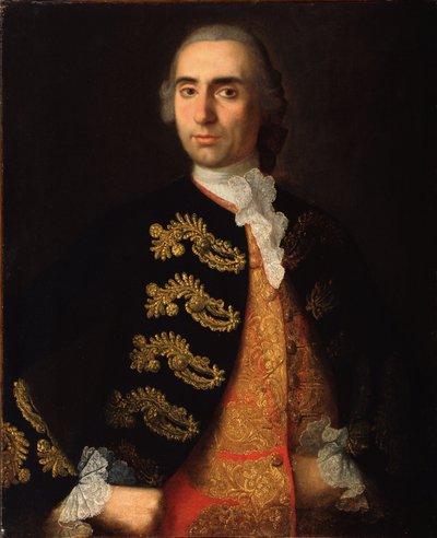 Porträt von Ivan Kotsarev, 1757-1759 von Ivan Yakovlevich Vishnyakov