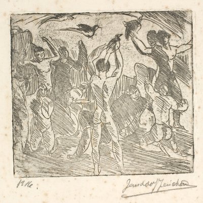 Menschen suchen Omen von J.A. Jerichau