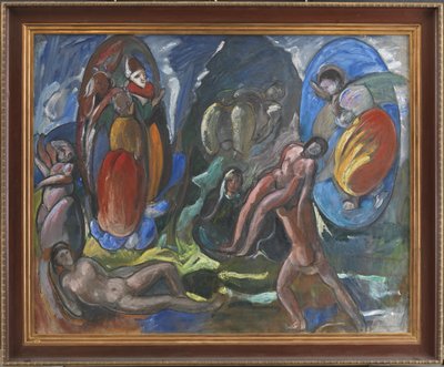 Die Erschaffung Evas. Komposition. Opus II von J.A. Jerichau