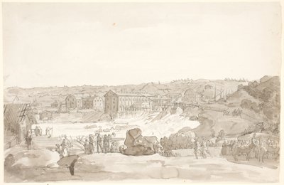 Prospekt von Kongsberg von Johan Christian Dahl