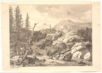 Wasserfall von Johan Christian Dahl