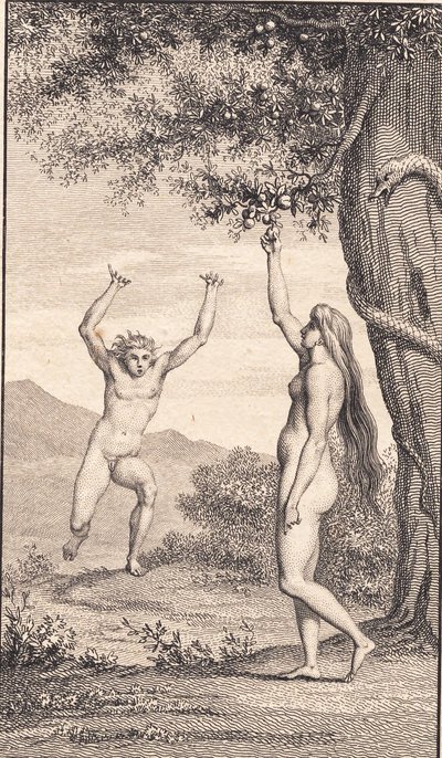 Illustration zu Ewalds "Adam und Eva". III von J.F. Clemens