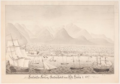 Frederiksfort und Frederiksted auf St. Croix von J.L.V. Michaelsen