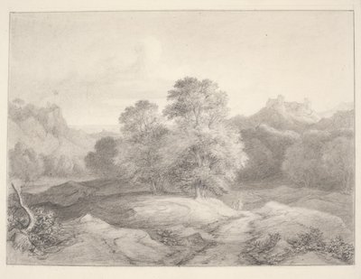 Landschaft aus der Umgebung von Rom von J.L. Lund