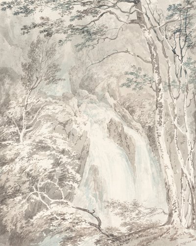 Ein Wasserfall, 1795-1796 von Joseph Mallord William Turner