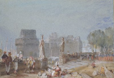 Chateau de Nantes, ca. 1830 von Joseph Mallord William Turner