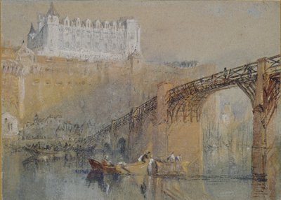 Das Schloss von Amboise, ca. 1830 von Joseph Mallord William Turner