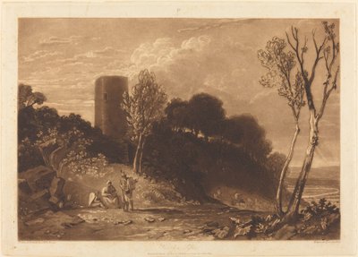 Winchelsea, Sussex, veröffentlicht 1812 von Joseph Mallord William Turner
