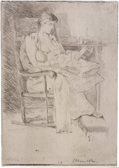 Mutter und Kind Nr. 2 von J. Alden Weir