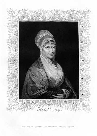 Elizabeth Fry, britische Philanthropin, 19. Jahrhundert von J. Cochran