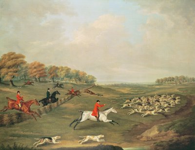 Jagd in vollem Lauf von J. Francis Sartorius