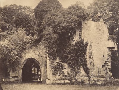 Altes Tor, Raglan Castle, Monmouthshire, 1855 von J. Holden