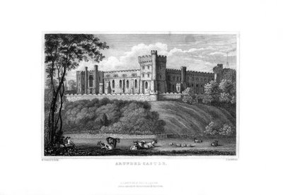 Arundel Castle, West Sussex, 1829 von J. Rogers