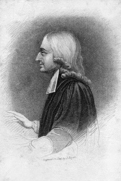 John Wesley, Methodistenführer, 19. Jahrhundert von J. Rogers