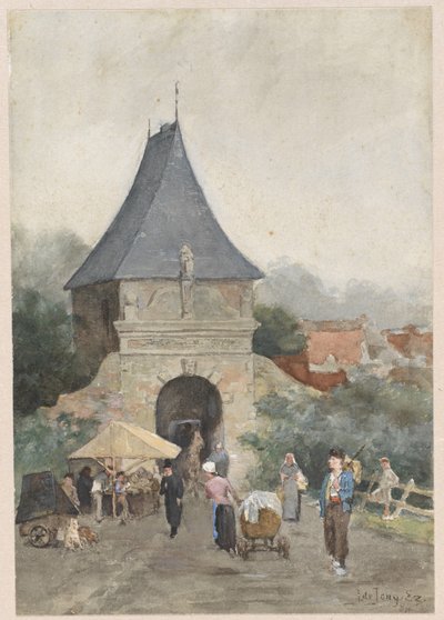 Fährtor in Schoonhoven von J. de Jong Ezn