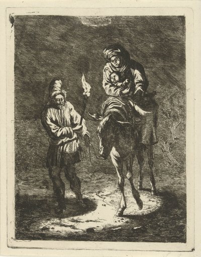 Flucht nach Ägypten von Jabes Heenck