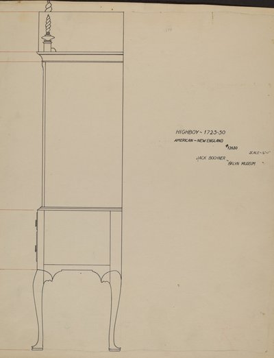 Hoher Schrank von Jack Bochner