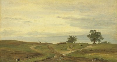 Oberbayerische Landschaft von Jacob C. Eduard Averberg