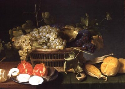 Stillleben mit Früchten von Jacob  Foppens van Es