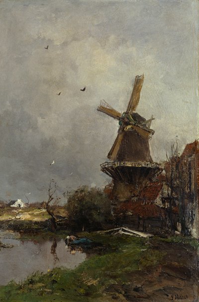 Windmühle von Jacob Henricus or Hendricus Maris