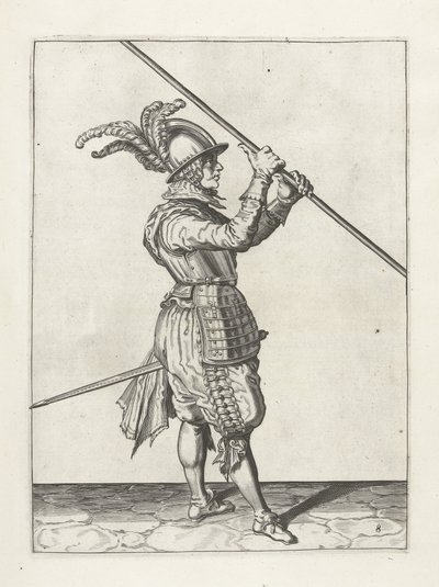 Soldat mit Lanze, um 1600 von Jacob II de Gheyn