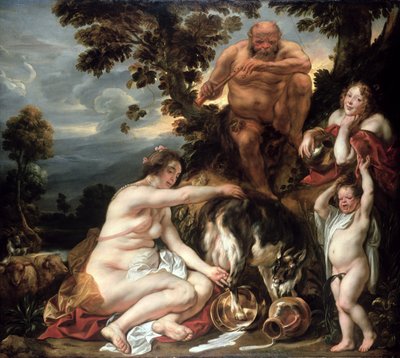 Die Kindheit des Jupiter von Jacob Jordaens