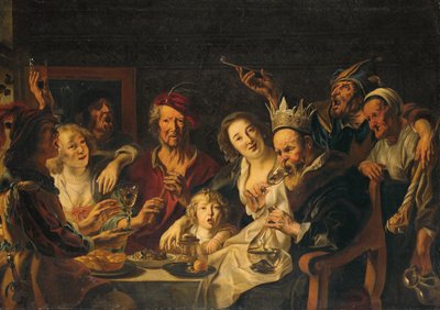 Der König trinkt von Jacob Jordaens