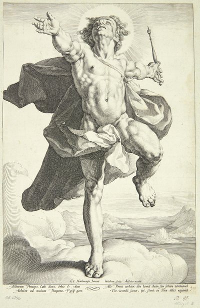 Apollo als Sonne von Jacob Matham